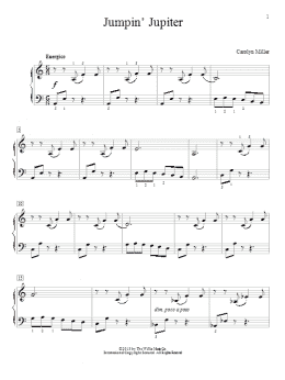page one of Jumpin' Jupiter (Educational Piano)