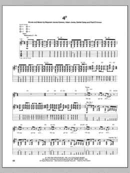 page one of 4 Degrees (Guitar Tab)