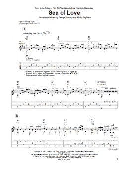 page one of Sea Of Love (Solo Guitar)