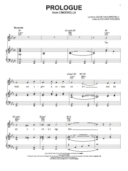 page one of Prologue (from Cinderella) (Piano, Vocal & Guitar Chords (Right-Hand Melody))