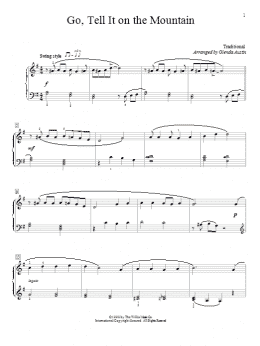 page one of Go Tell It On The Mountain (Educational Piano)