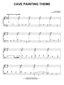 page one of Cave Painting Theme (from The Croods) (Piano Solo)