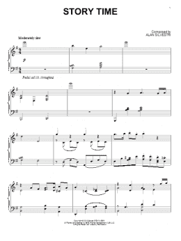 page one of Story Time (from The Croods) (Piano Solo)