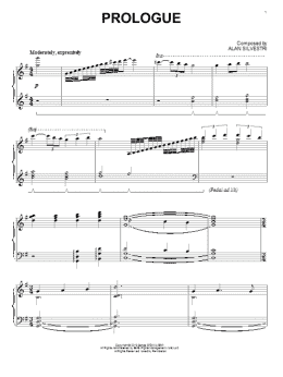 page one of Prologue (from The Croods) (Piano Solo)