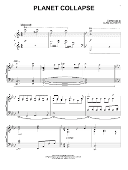 page one of Planet Collapse (from The Croods) (Piano Solo)