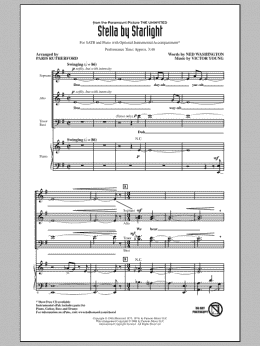 page one of Stella By Starlight (SATB Choir)