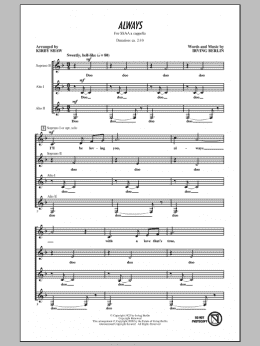 page one of Always (SSA Choir)