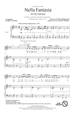 page one of Nella Fantasia (In My Fantasy) (arr. Audrey Snyder) (SSAA Choir)