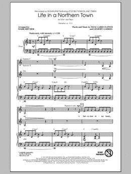 page one of Life In A Northern Town (SSA Choir)