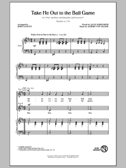 page one of Take Me Out To The Ball Game (2-Part Choir)