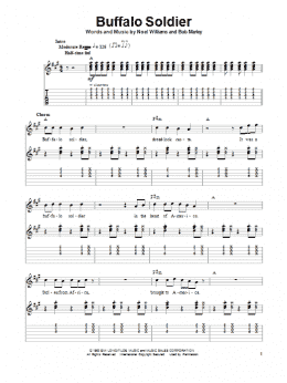page one of Buffalo Soldier (Guitar Tab (Single Guitar))