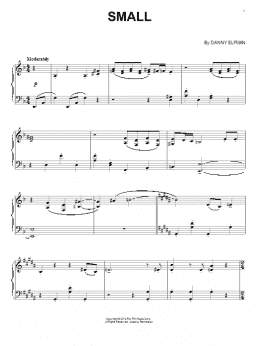 page one of Small (Piano Solo)