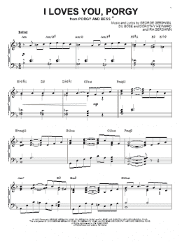 page one of I Loves You, Porgy [Jazz version] (arr. Brent Edstrom) (Piano Solo)
