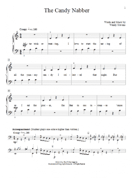 page one of The Candy Nabber (Educational Piano)