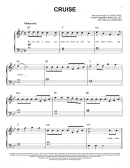 page one of Cruise (Very Easy Piano)