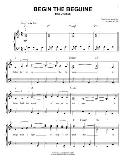 page one of Begin The Beguine (Easy Piano)