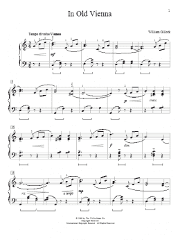 page one of In Old Vienna (Educational Piano)