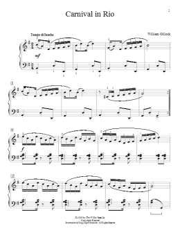 page one of Carnival In Rio (Educational Piano)