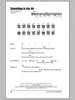 page one of Something In The Air (Guitar Chords/Lyrics)