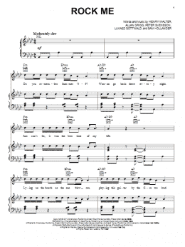 page one of Rock Me (Piano, Vocal & Guitar Chords (Right-Hand Melody))