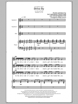 page one of Drive By (SSA Choir)