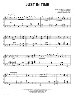 page one of Just In Time (Piano Solo)