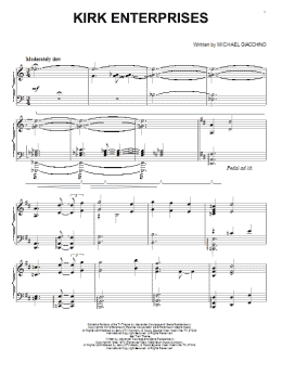 page one of Kirk Enterprises (Piano Solo)