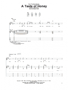 page one of A Taste Of Honey (Guitar Tab)