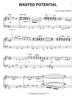 page one of Wasted Potential (Piano Solo)