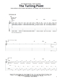 page one of The Turning Point (Guitar Tab)