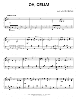 page one of Oh, Celia! (Piano Solo)