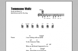 page one of Tennessee Waltz (Ukulele Chords/Lyrics)