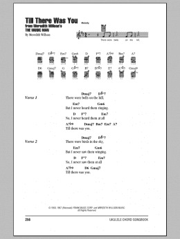 page one of Till There Was You (Ukulele Chords/Lyrics)