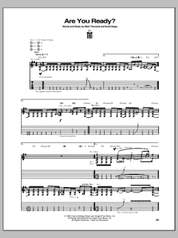 page one of Are You Ready? (Guitar Tab)