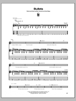 page one of Bullets (Guitar Tab)
