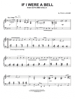 page one of If I Were A Bell (Piano Solo)