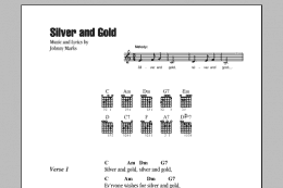 page one of Silver And Gold (Guitar Chords/Lyrics)