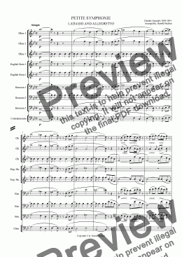 page one of Petite Symphonie