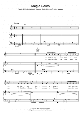 page one of Magic Doors (Piano, Vocal & Guitar Chords)