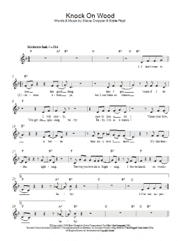 page one of Knock On Wood (Lead Sheet / Fake Book)