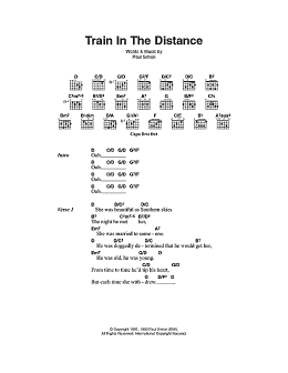 page one of Train In The Distance (Guitar Chords/Lyrics)