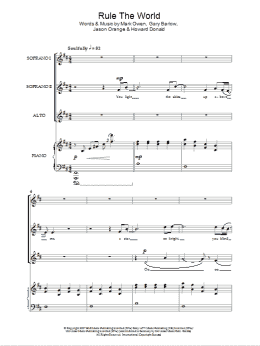 page one of Rule The World (SSA Choir)