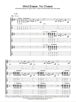 page one of Mind Eraser, No Chaser (Guitar Tab)