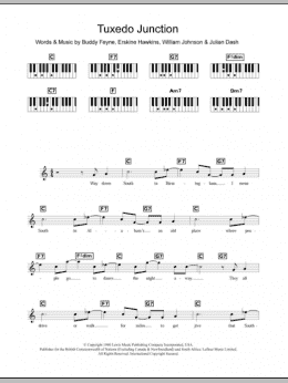 page one of Tuxedo Junction (Piano Chords/Lyrics)