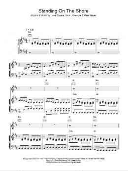 page one of Standing On The Shore (Piano, Vocal & Guitar Chords)