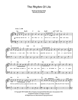 page one of The Rhythm Of Life (from Sweet Charity) (Beginner Piano)