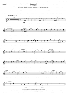 page one of Help! (Trumpet Solo)