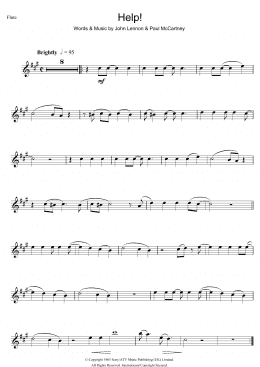 page one of Help! (Flute Solo)