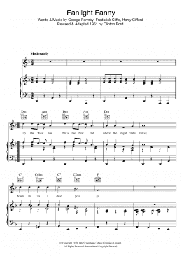 page one of Fanlight Fanny (Piano, Vocal & Guitar Chords)