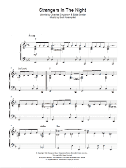 page one of Strangers In The Night (Piano Solo)